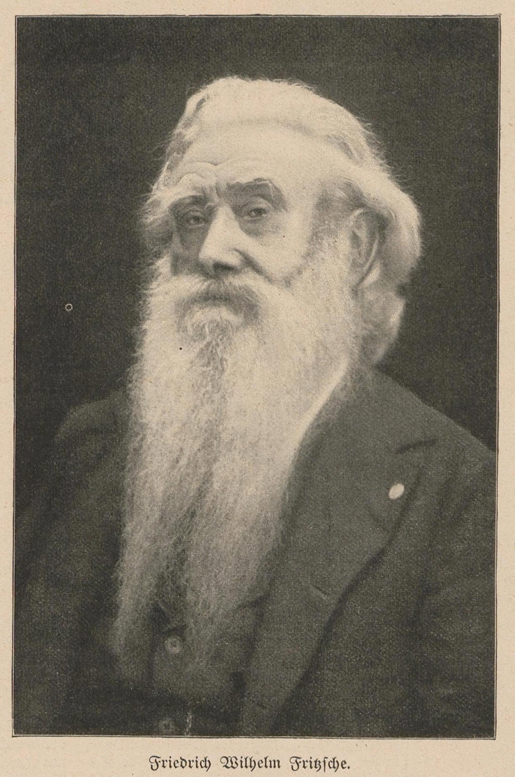 Portrait von Friedrich Wilhelm Fritzsche um 1905.