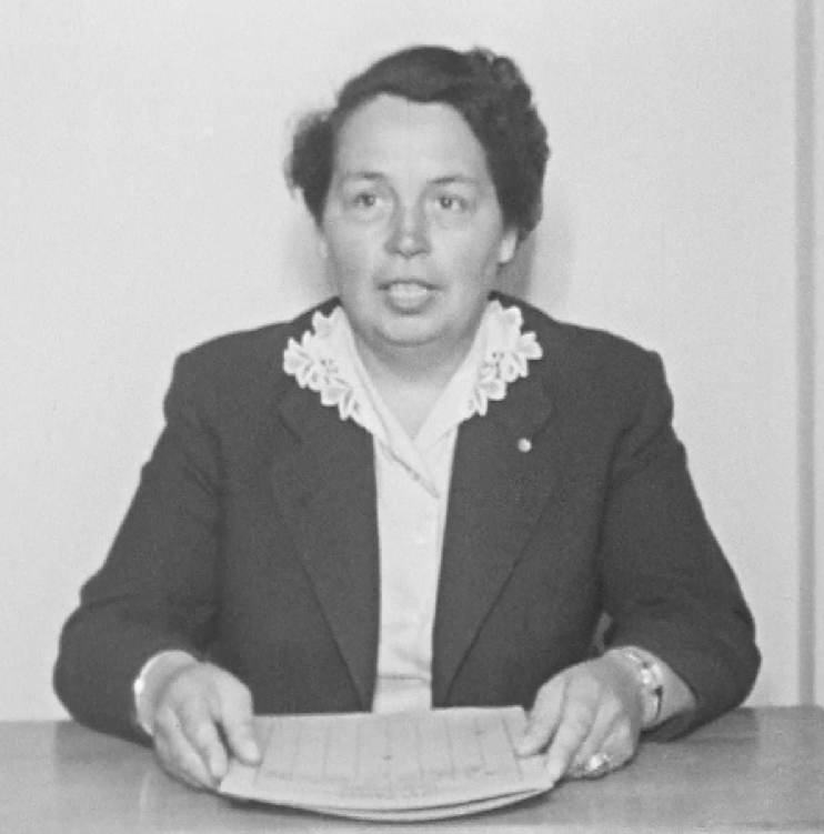 Elisabeth Ostermeier 1954.