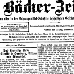 Bäckerstreik 1898 in Hamburg